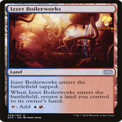 伊捷炼炉厂Izzet Boilerworks万智牌MTG双星大师2x2-326英文银