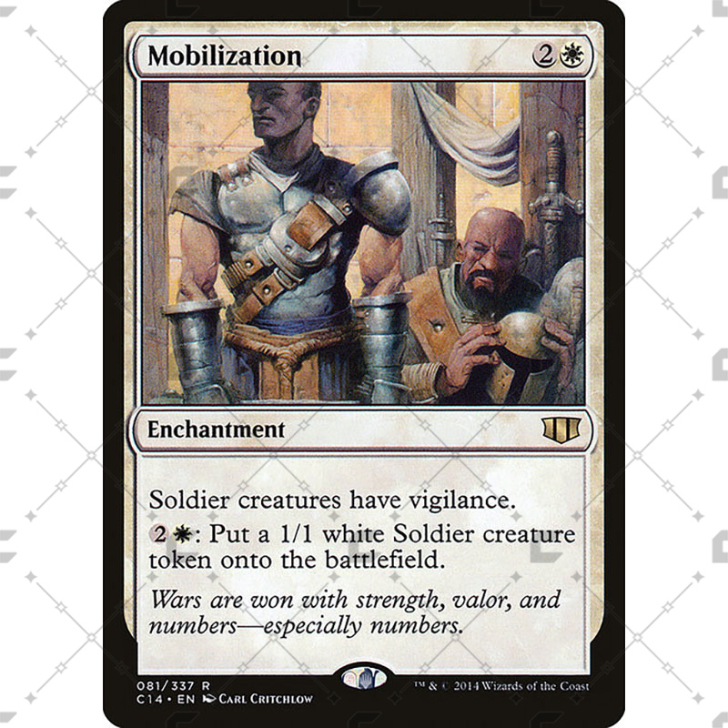 万智牌MTG指挥官2014C14-81动员时期Mobilization中英/闪