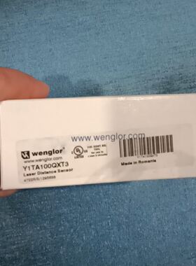 威格勒Wenglor激光测距传感器 Y1TA100QXT3，