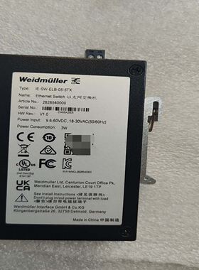 魏德米勒工业交换机IE-SW-ELB-05-5TX，型号28