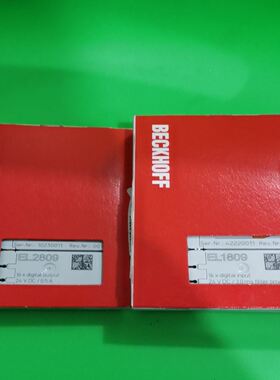 倍福EL2809，el1809带二维码，图片实物拍摄