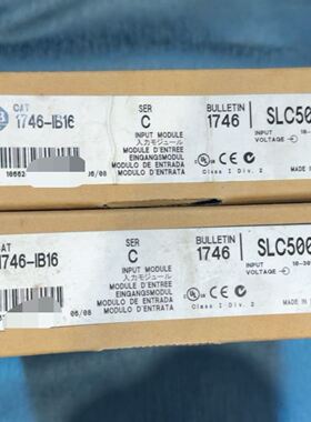 AB罗克韦尔 1746-IB16 输入模块，SLC500系列