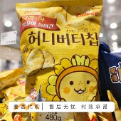 咸甜口味0反式 脂肪酸小零食 海太蜂蜜黄油味薯片120g 开市客代购