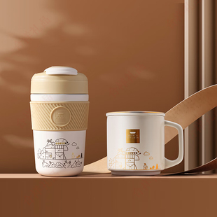 康宁餐具 WORLD KITCHEN 咖啡杯两件组WK-KFB2/KZ/JY 礼盒装