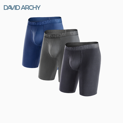 DavidArchy男士长腿内裤跑跑步