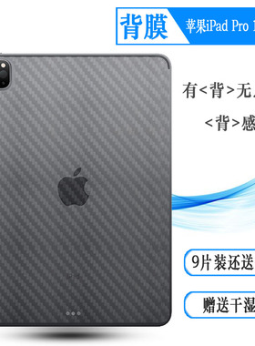 适用苹果iPad Pro 11(2020)轻薄平板背贴WiFi软型后壳膜A2068防滑防手汗A2230磨砂软膜A2228半隐形后膜防磨花