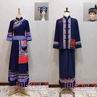 《北京出租》仫佬族原创男女少数民族服饰广西三月三舞台演出服装