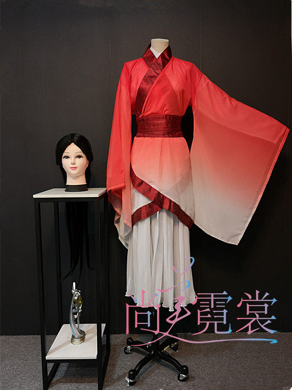 孔子执羽演出服古典舞剧汉服古装中国歌剧院版定做出租租赁
