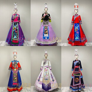 《北京出租》畲族女高档凤凰装三月三传统民族盛装走秀旅拍演出服