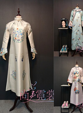 延禧攻略同款清宫服装女清朝服饰女妃子装高端绣花旗装出租北京