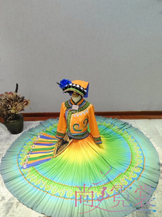 北京出租云南少数民族黎族540度大摆裙阿嬷的故事群舞艺考舞蹈服