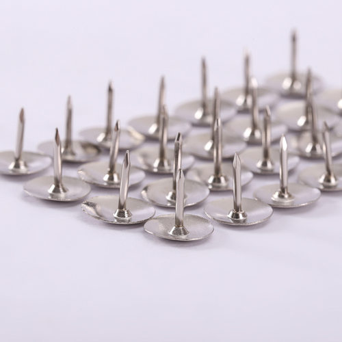 办公用品镀镍金属图钉盒装