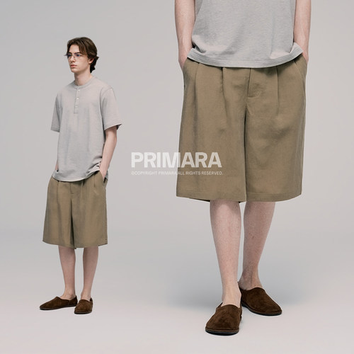PRIMARA老钱风直筒上班西裤