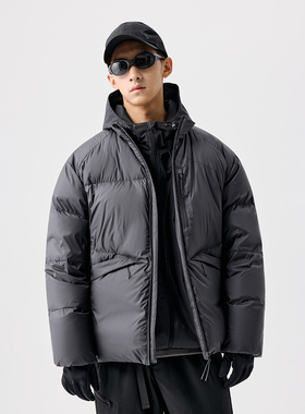 BENPANDA 85白鸭绒防泼水面包羽绒服男款立领厚防寒冬季轻户外套