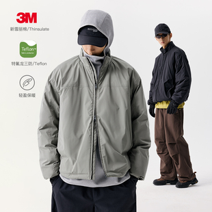 BENPANDA 冬季立领特氟龙三防夹克新雪丽棉棉服男款休闲p棉外套男