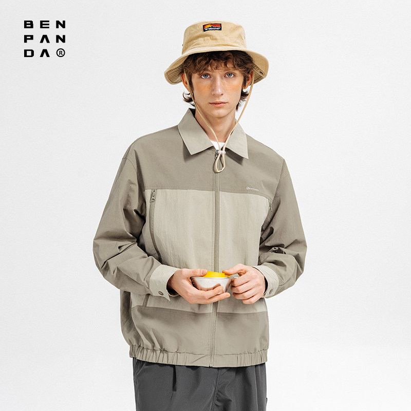 【清仓】BENPANDA 春秋外套男士日系尼龙休闲工装大口袋夹克上衣,男装,夹克,淘宝优惠券,粉丝福利购,淘宝优惠卷