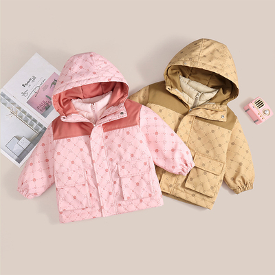 儿童冲锋衣三合一防风防水羽绒