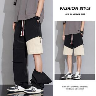 裤 休闲裤 男美式 NANGA 五分裤 工装 宽松直筒大口袋夏季 潮牌 OFF大码