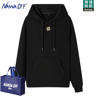 男装 NANGA 纯棉运动上衣休闲外套大码 连帽卫衣男士 OFF潮牌秋冬季
