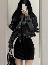 美式复古水洗短款牛仔外套女春秋2025新款高级感百搭长袖夹克上衣
