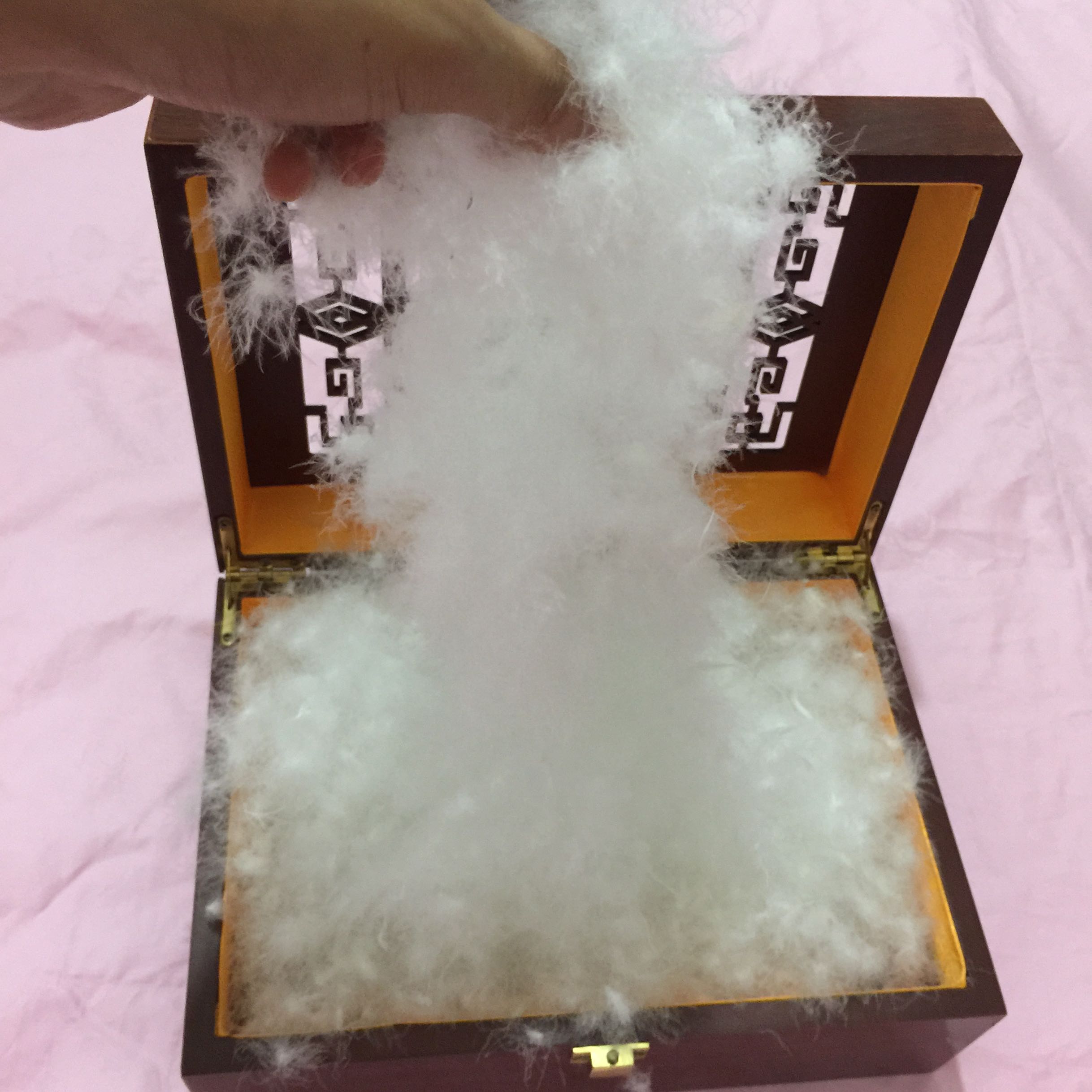 国标大朵衣服制品填充物包邮羽绒