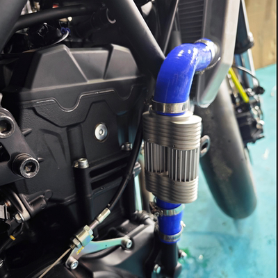 摩托车发动机散热器改装水管代替大水箱双层内外散热R6R3ZX6R水管