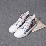 潮新款中邦3D印花风粹男子板鞋复古滑板鞋鞋子，男鞋休闲鞋，星座917（原B382）