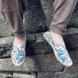 新款男士花布鞋M15，男鞋帆布鞋，星座917（原B382）