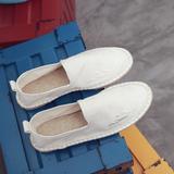 麻底刺绣男士麻料绣花布鞋A415M11P50，男鞋帆布鞋，星座917（原B382）