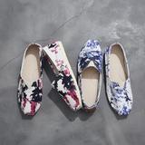 新款梅花印染，男鞋帆布鞋，电商B360