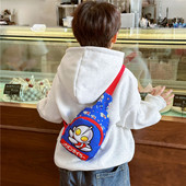 儿童包包卡通帅气小男孩动漫胸包潮酷户外斜挎轻便可爱零钱小包