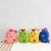 儿童婴幼儿园1 3岁可爱小书包宝宝男女孩背包迷你卡通小鸡双肩潮2