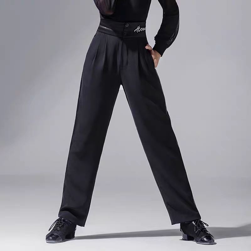 皇朝拉丁舞直筒裤比赛裤练功服裤
