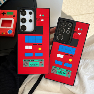 宝可梦图鉴机适用三星s25ultra手机壳s24ultra保护套立体浮雕S23plus防摔壳三星S22plus个性男女S24FE手机套