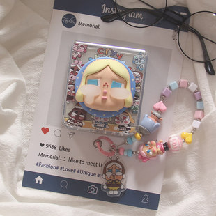 ins韩系卡通可爱爱丽丝哭娃适用三星Zflip7手机壳创意新款 zflip5折叠屏zflip6防摔w23flip手链zflip4保护套女