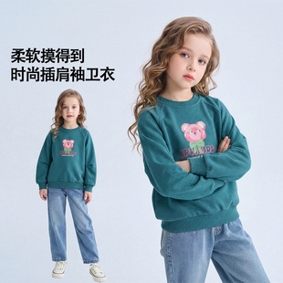 IPW女童泰迪熊长袖卫衣2026春季新款儿童韩版洋气上衣B7570232004