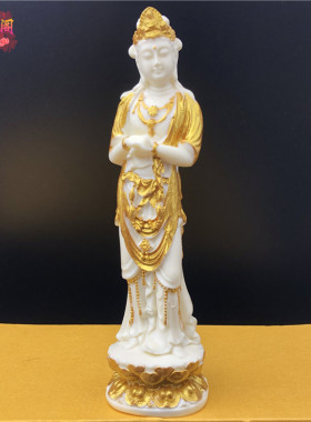 象牙果唐代美人逍遥自在观音菩萨摆件佛堂茶室装饰工艺品唐氏美女