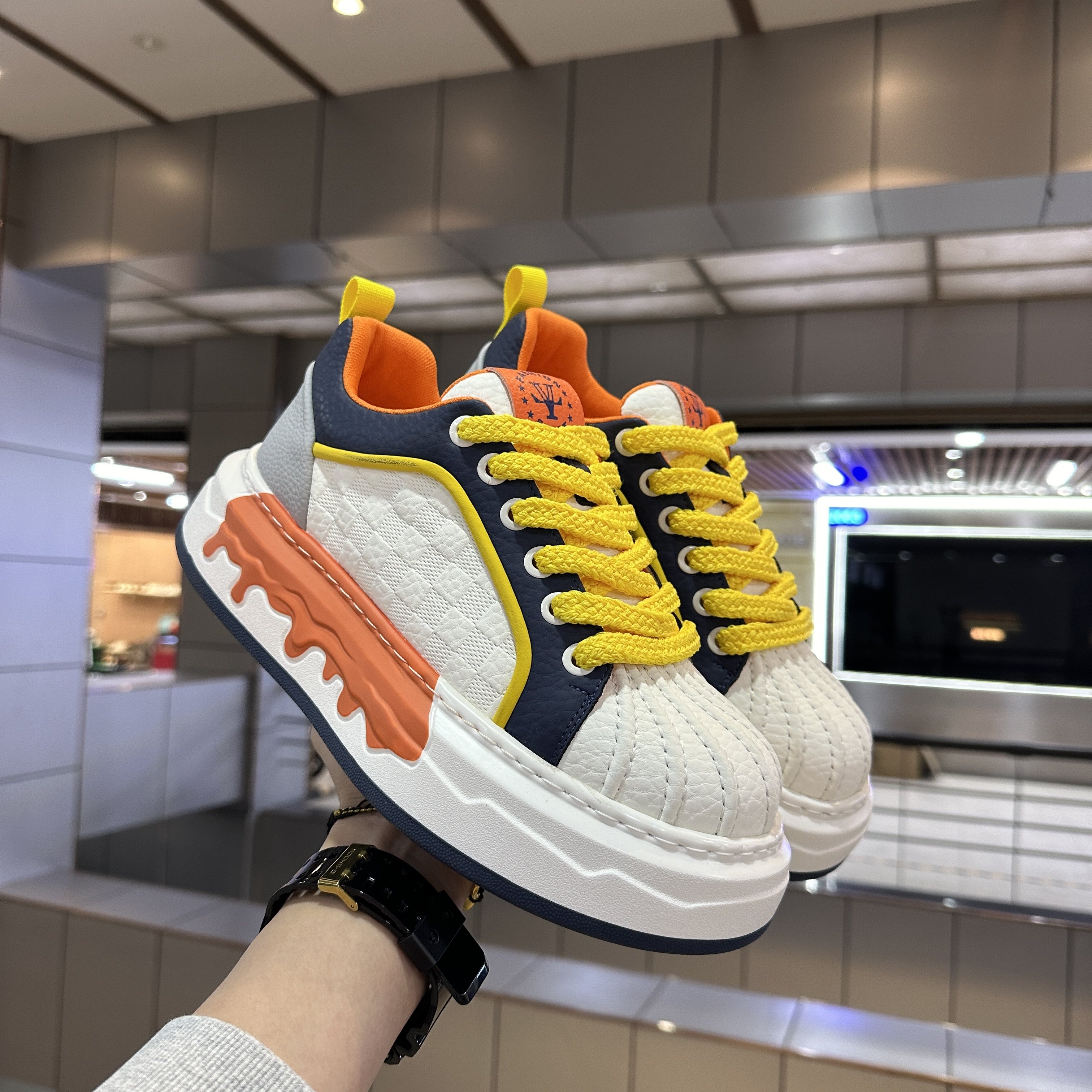 丑萌爆款网红男鞋2026新款时尚休闲老爹鞋厚底增高运动鞋潮流百搭,流行男鞋,老爹鞋,淘宝优惠券,粉丝福利购,淘宝优惠卷