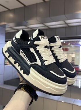 帅气时尚潮牌老爹鞋男厚底外增高运动休闲鞋小众设计炸街网红板鞋