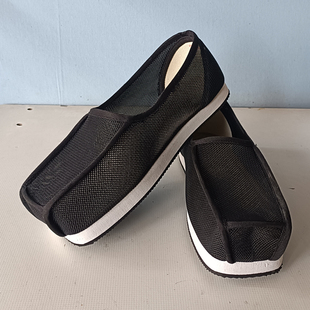 夏季网布男女同款明宋鞋鞋古风透气网面方头夫子鞋方头鞋古风