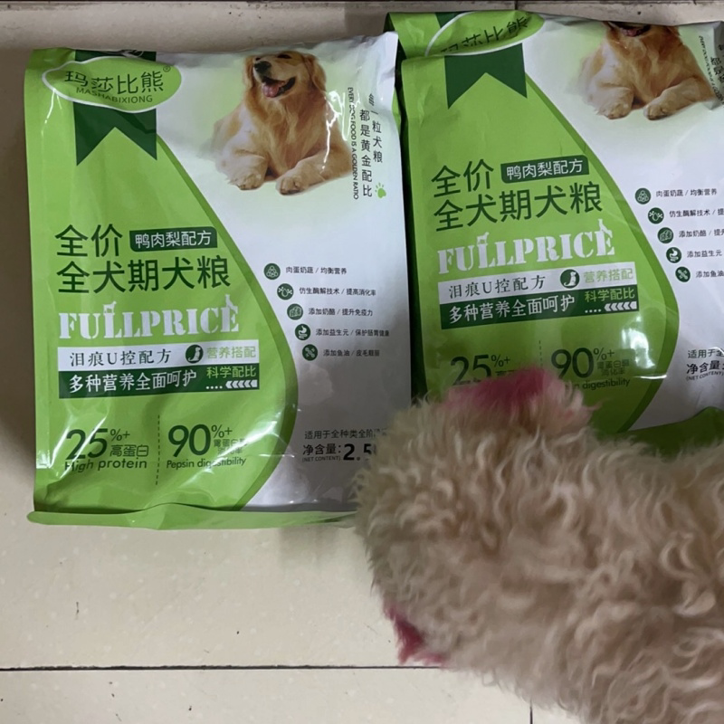 玛莎比熊鸭肉梨冻干狗粮成幼犬泰迪比熊柯基小型犬通用鲜肉粮