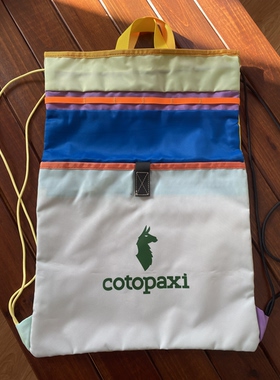 纯原外贸羊驼Tago Drawstring抽绳多巴胺手提包防水双肩包福利