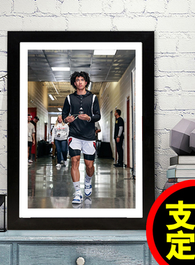 Jared McCain贾里德·麦凯恩篮球海报壁纸墙贴宿舍装饰纪念品周边