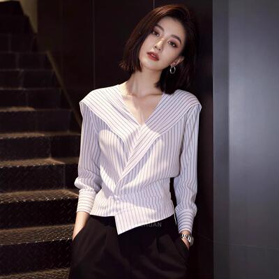 衬衫内风女时髦显瘦新款18