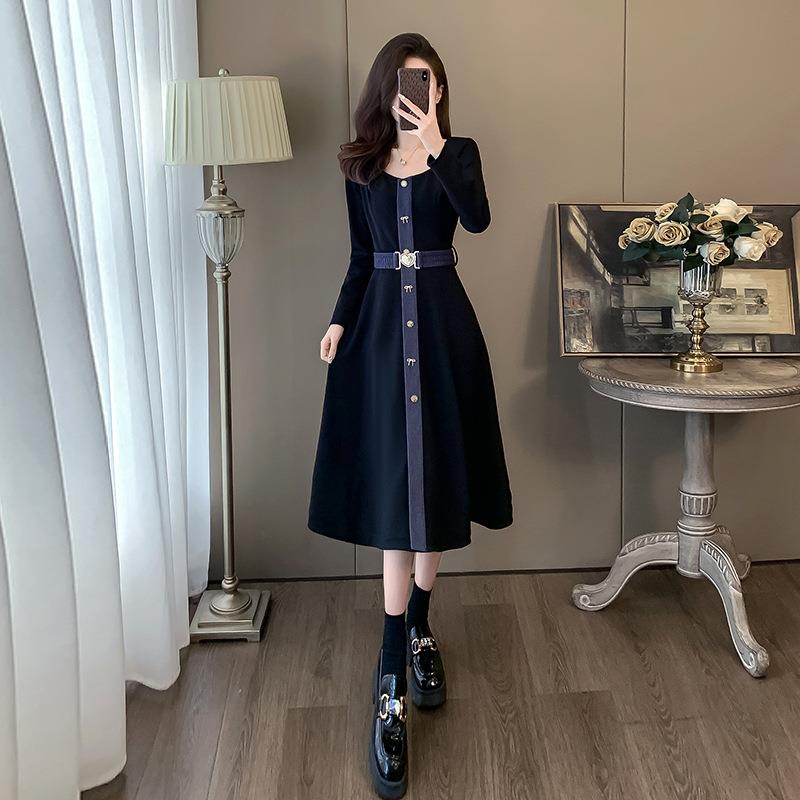 瘦小新款裙子赫本女连衣众