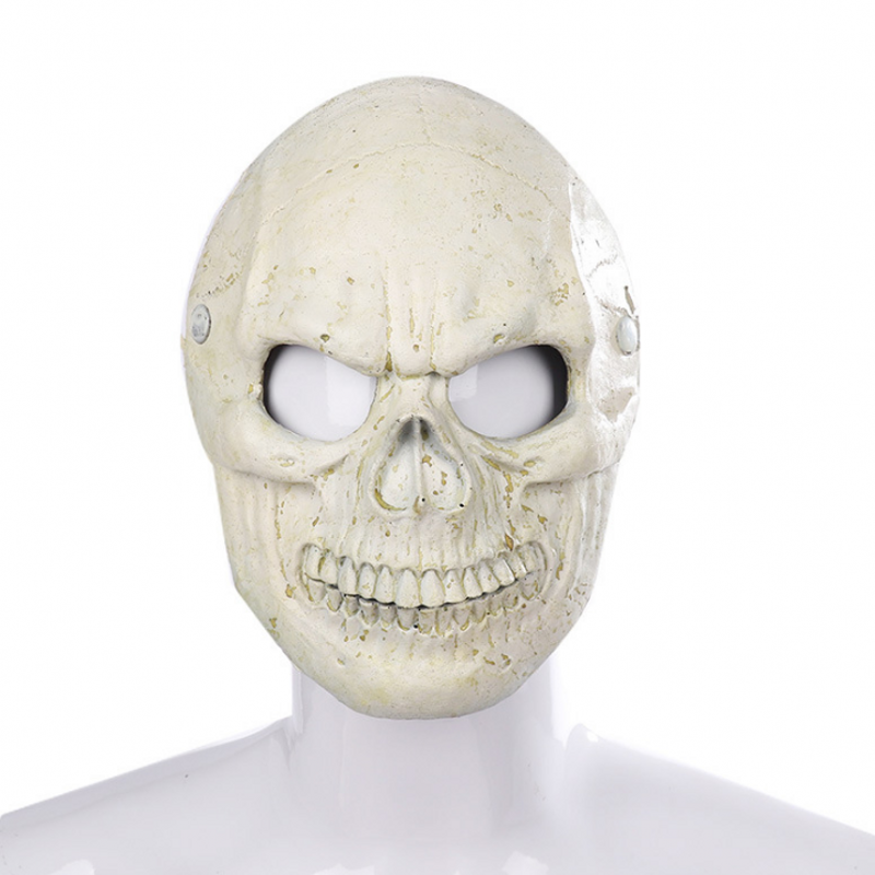 万圣节人物亡灵血骷髅头面具全脸舞会鬼屋恐怖吓人恶灵半脸小丑头
