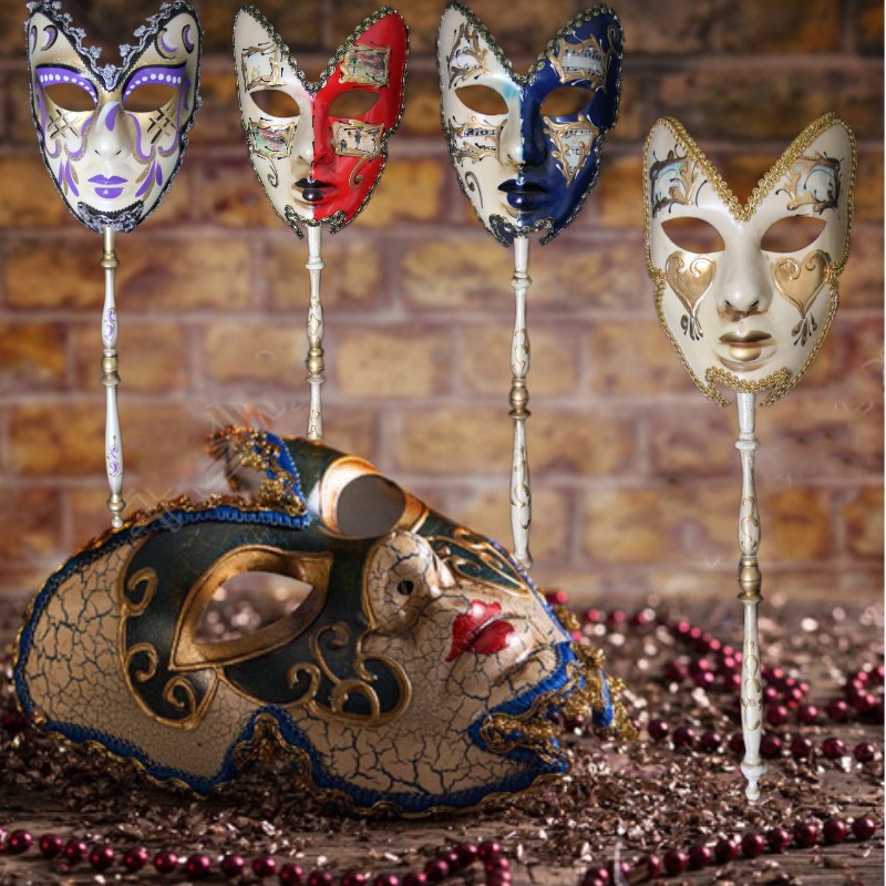 ÊÖ³ÖÒâ´óÀûÃæ¾ß/cosplay mask ¿ñ»¶½Ú»¯×±Îè»áÈ«Á³ÊÖ±úÍþÄáË¹Ãæ¾ß