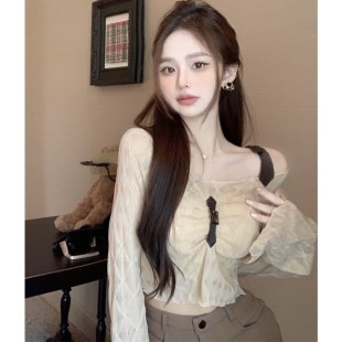 外搭防晒衫 捡漏特价 上衣薄款 高级感别致绝美短款 剪镖外贸折扣女装