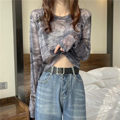 防晒打底衫女T恤长袖冰丝薄款