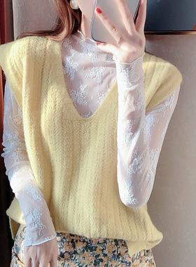 捡漏特价剪镖外贸折扣女装内搭薄款防晒衣女半高领长袖网纱打底衫